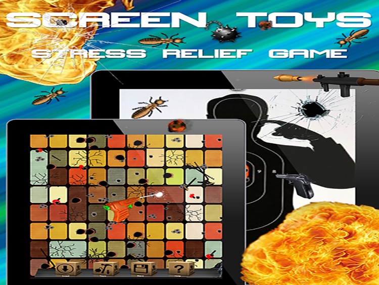 Stress Relief Shooting Game: Smash & Blast Your Screen To Kill The Infestation!