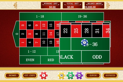 American Roulette Wheel - Win BIG FREE - Lucky 777 Cash Casino Machine Simulation screenshot 3