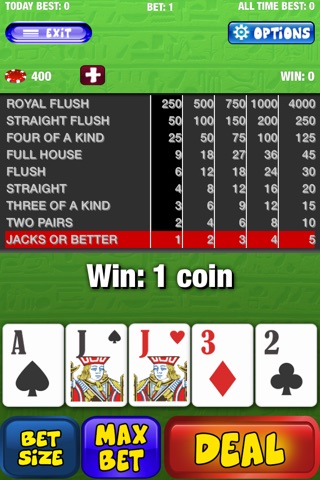Lucky Vegas Video Poker screenshot 4