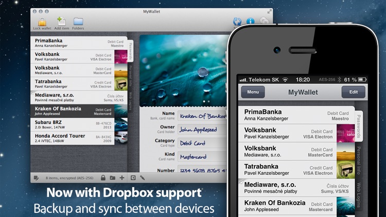 MyWallet Pro - Password & credit card manager screenshot-3
