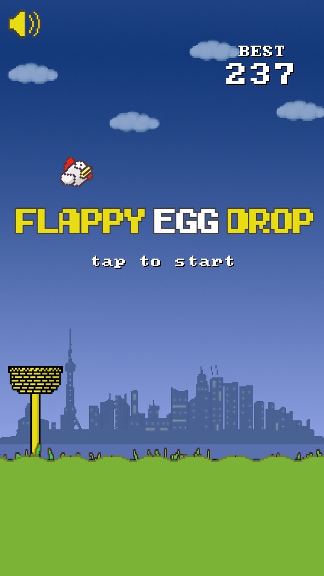 Flappy Egg Drop Free Fall screenshot 5
