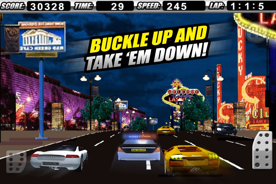 A Cop Chase Car Race 3D FREE - By Dead Cool Apps screenshot 2