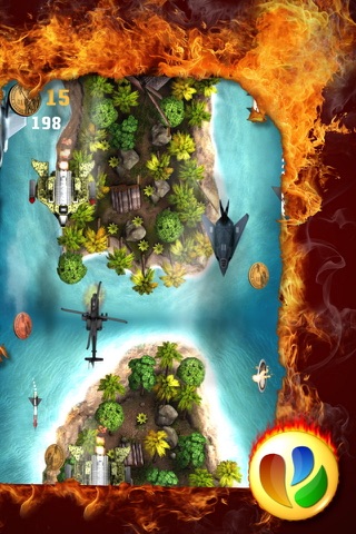 Aerial Battle Choppers - Free Helicopter War Game screenshot 2