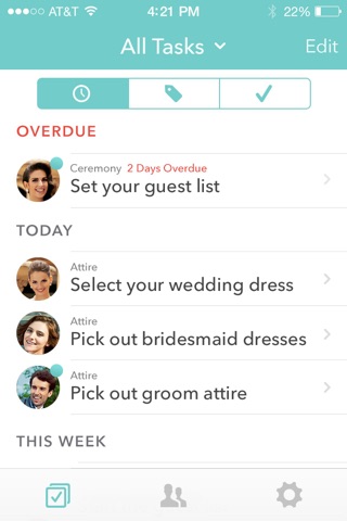 InTime - The Ultimate Social Wedding Planning App screenshot 2