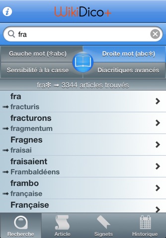 WikiDico+ (Dictionnaire de français) screenshot 2