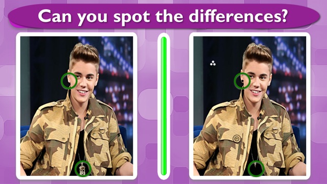 Spot It Blitz: Justin Bieber Edition - a find the difference(圖1)-速報App