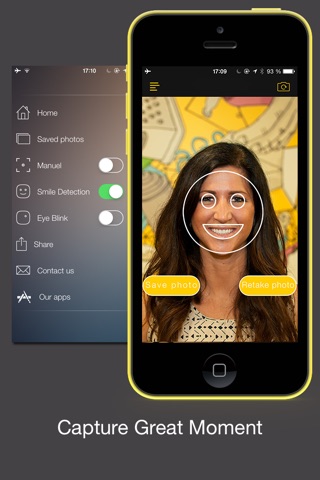 Camera Smile Detection - Photo Editor, Filters & Effects screenshot 2