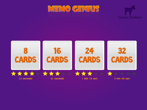 Memo Genius HD Free screenshot 2