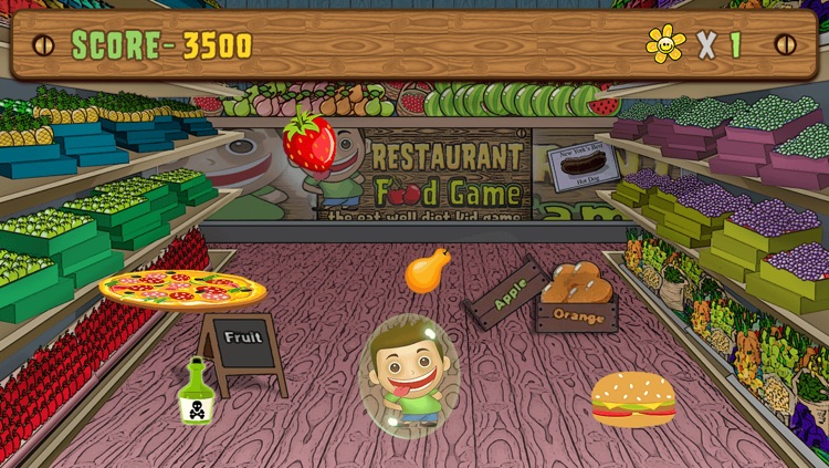 Restaurant Food Game – the eat well diet healthy kid against junk cuisine feed - Free Edition screenshot-3