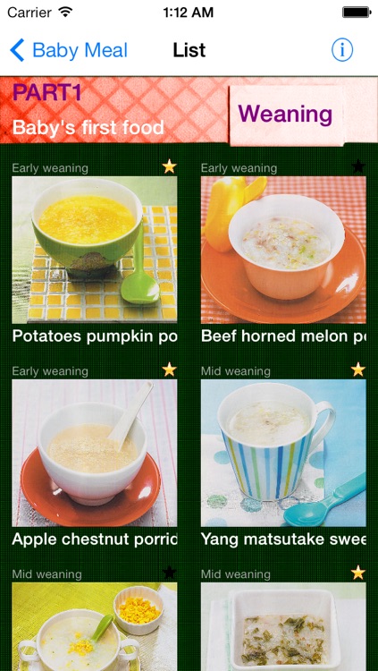 Korean Japanese Baby Nutrition Meal 0M~6Y