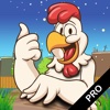 A Jumping Chicken Raid PRO -- Fred the Invader flying chick.