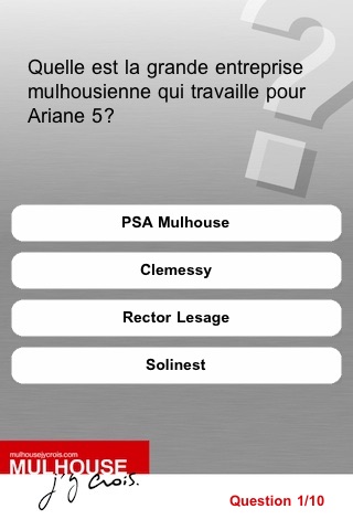 Etes vous calé sur Mulhouse ? screenshot 2