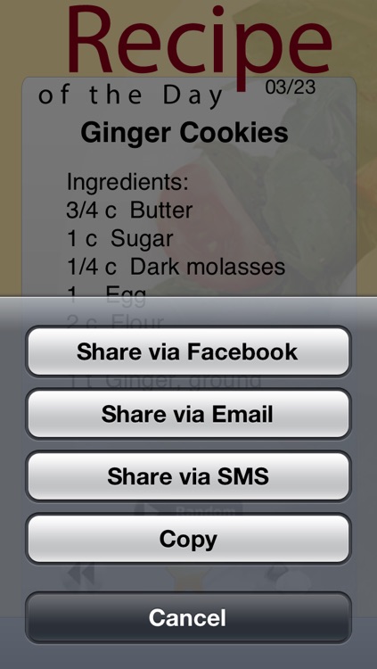 Recipe of the Day Free screenshot-3