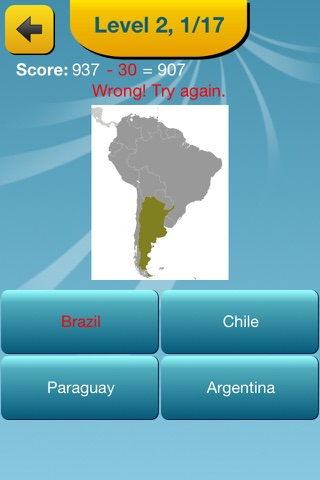 Location Maps Of The World Countries Quiz screenshot 3