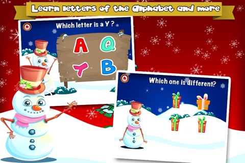 Frosty's Playtime: Christmas Preschool Learning Games for Kids screenshot 3