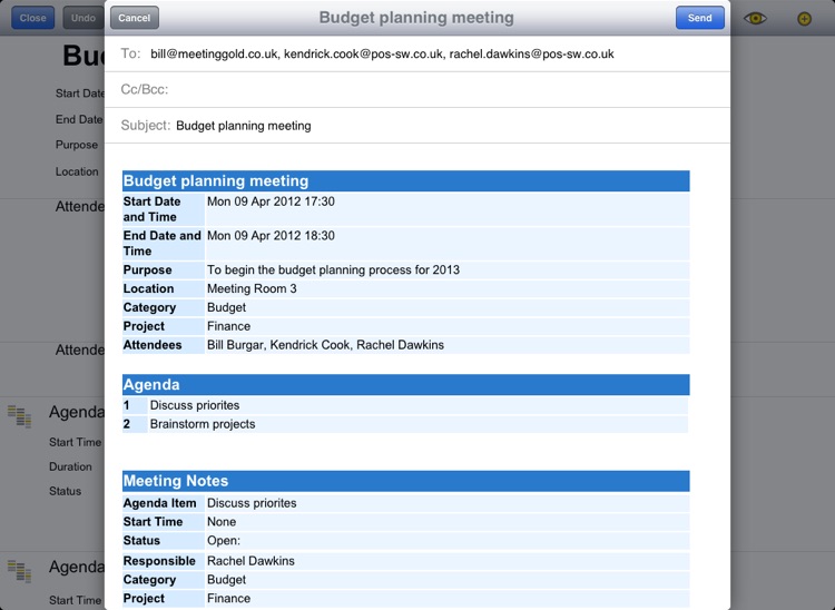 Meeting Gold - Ultimate meeting note taking and action tracking. screenshot-3