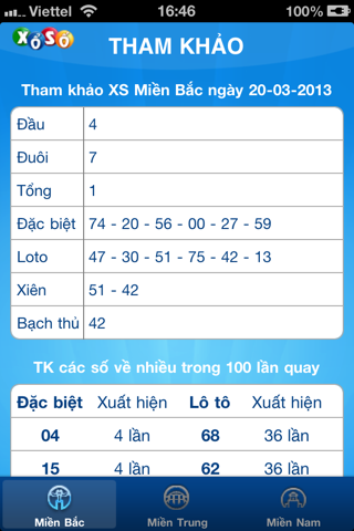 Tham khảo Xổ số screenshot 2