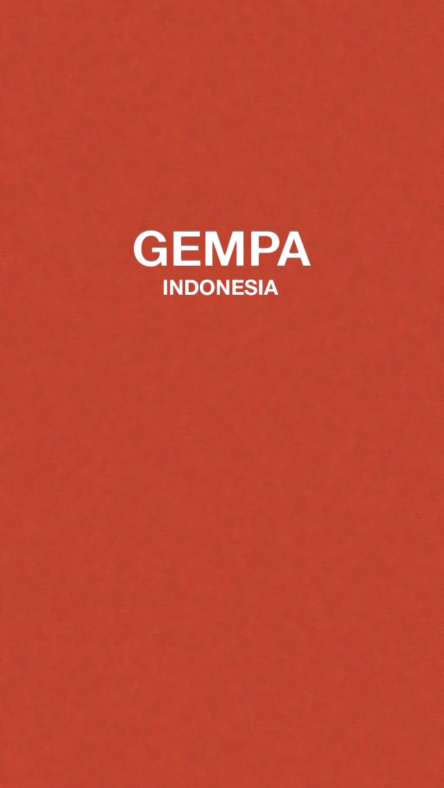 Gempa Indonesia iPhone Gempa Indonesia iPhone