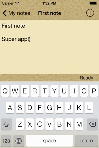 SuperNotes - note and location screenshot 2