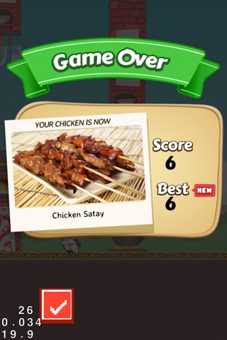 Flappy Chicken Wings - A Flying Adventure FREE screenshot 2