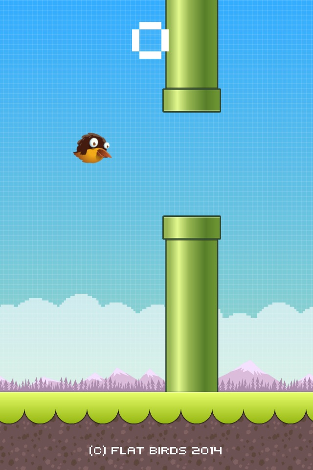 Flat Birds: Flappy bird HD screenshot 3
