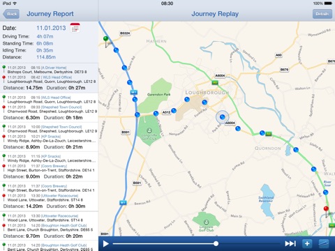 Cloud Telematics for iPad screenshot 4