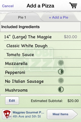 Mobi Pizza screenshot 2