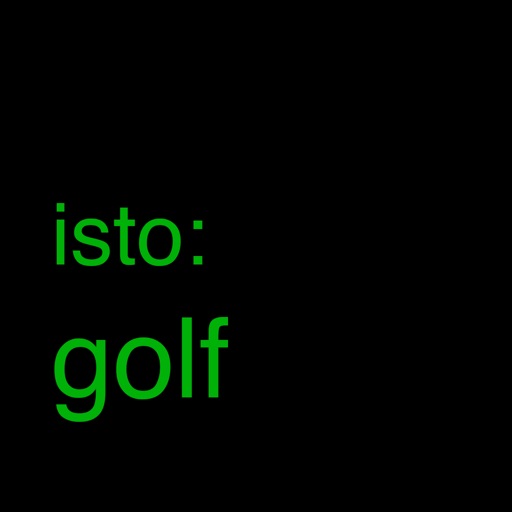 Isto: Golf iOS App