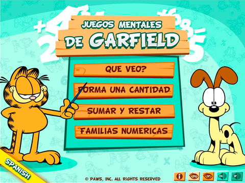 Garfield's Mental Math Games screenshot 2