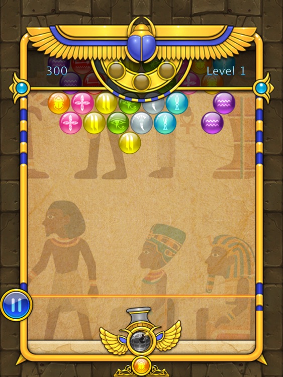 Bubble Egypt HD screenshot-3