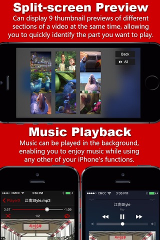 Play Any Video Format (Privacy mkv / flv player) - PlayerX screenshot 2