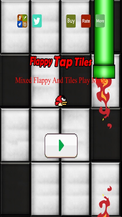 Flappy Tap Tiles - Step On The Black Tile To Fly