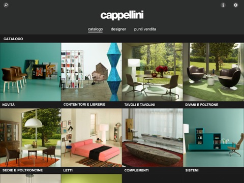 Cappellini for iPad screenshot 2