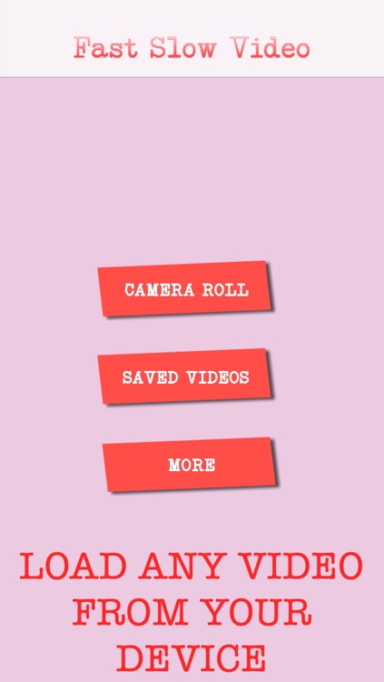 Fast Slow Video Creator - Make slow motion and fast videos