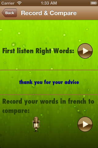 Learn French: For Party - Emotions - Express yourself - Basic words - Female voice screenshot 4