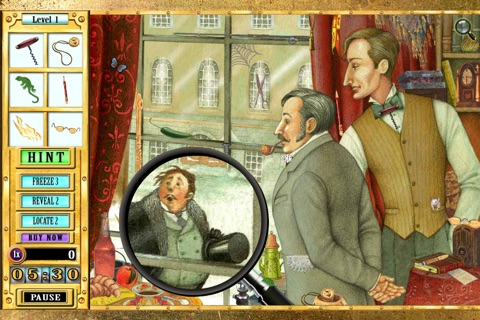Hidden Object Game FREE - Emerald Crown: A Sherlock Mystery screenshot 2