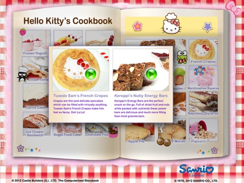Hello Kitty Interactive Cookbook screenshot 4