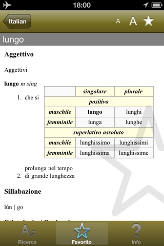 IT Dizionario Italiano screenshot 2