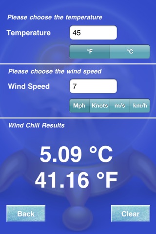 WInd Chill Calc screenshot 3