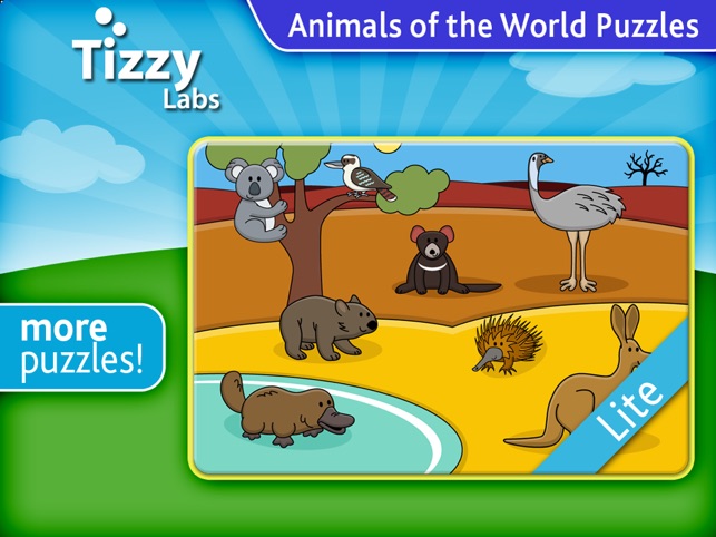 Tizzy Animals of the World Puzzles HD Li