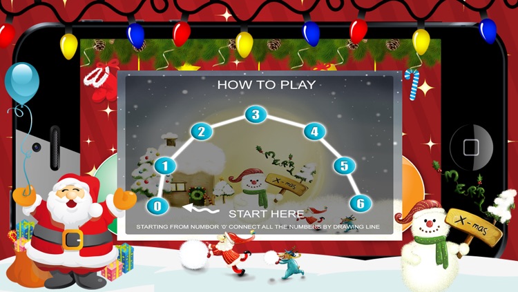 Christmas Connecting Numbers For Kids