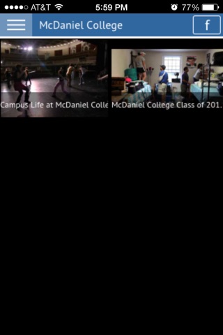 McDaniel College screenshot 4