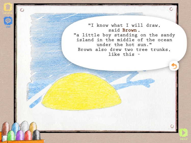 The Chalk Box Story, an interactive storybook for kids based on the