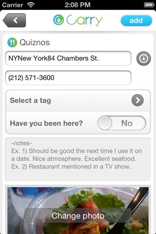 Carry ーSocial note-taking for destinations screenshot 2