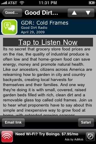 GreenSpot Lite (Sustainable, Renewable, Green -  podcasts, news, tips) screenshot 4