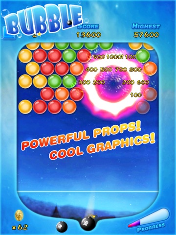 Bubble Shooter! HD screenshot 2