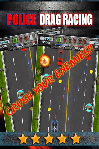 Police Drag Racing Driving Simulator Game - Race The Real Turbo Chase For Kids And Boys FREE screenshot 2