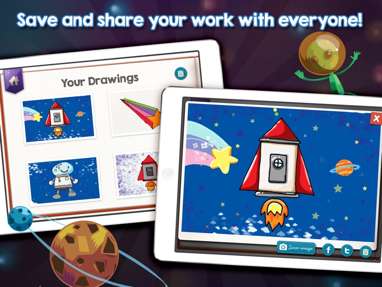 SketchPad - Learn to Draw Space screenshot-3