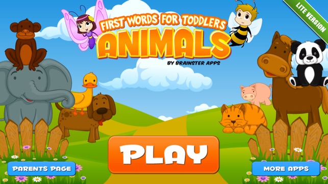 First Words for Toddlers 1: Animals Lite(圖1)-速報App