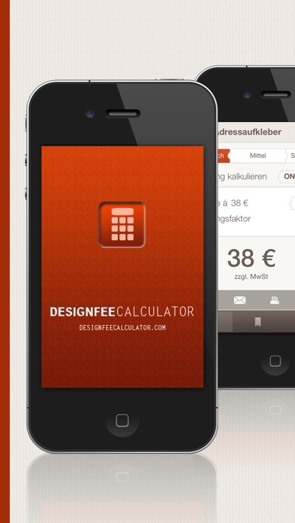 DESIGNFEE Calculator - Estimating design. Calculate hourly rates.